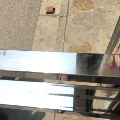 600 Grit Polished 201 Prostokątna rura SS Rurka o grubości 2 mm ASTM A554